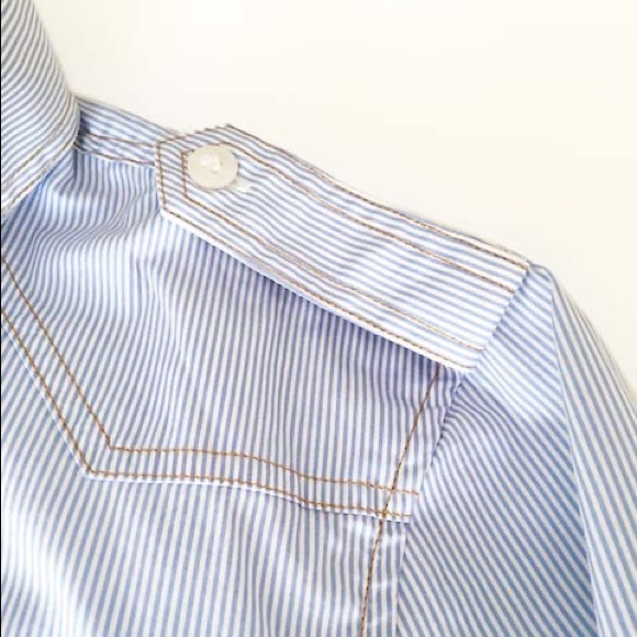 D&G Pinstripe Fitted Pocket Shirt - Picture 6 of 14